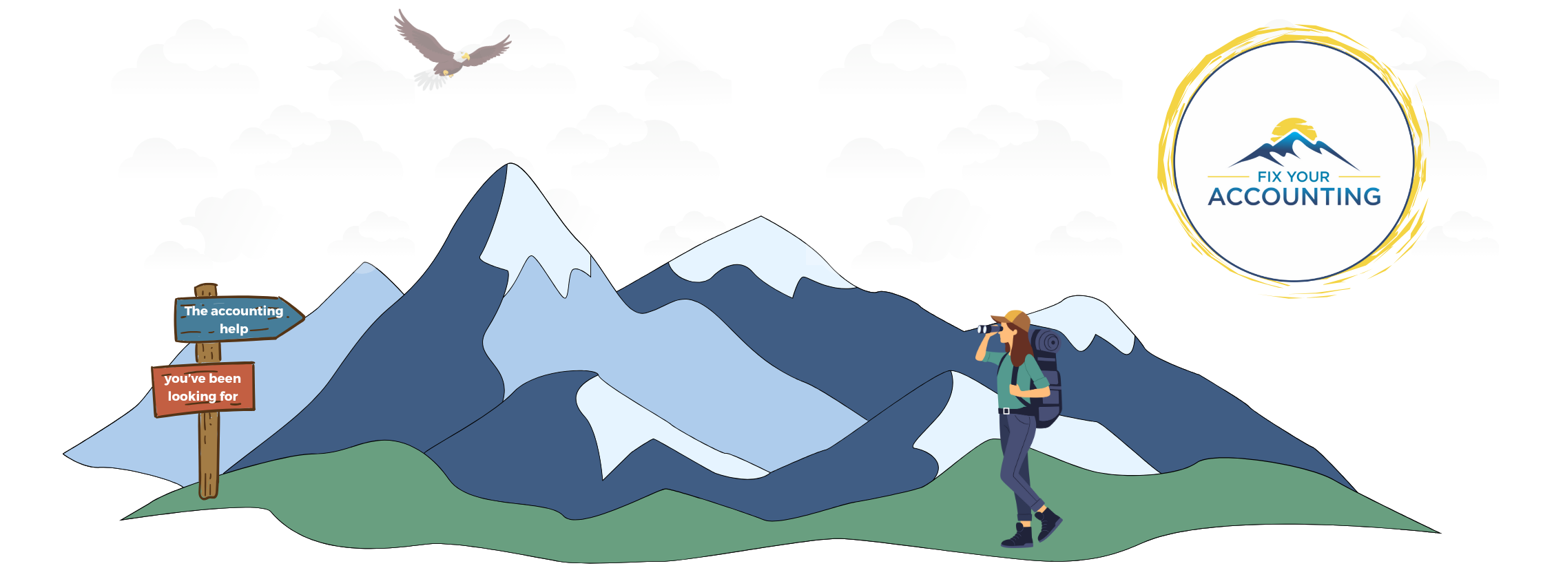 Fix Your Accounting website header